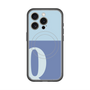 スリムプロテクションプレミアムケース with MagSafe［ オリジナル - initial two tone - Q blue ］