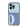 スリムプロテクションプレミアムケース with MagSafe［ オリジナル - initial two tone - Q blue ］