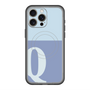 スリムプロテクションプレミアムケース with MagSafe［ オリジナル - initial two tone - Q blue ］
