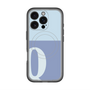 スリムプロテクションプレミアムケース with MagSafe［ オリジナル - initial two tone - Q blue ］