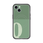 スリムプロテクションプレミアムケース with MagSafe［ オリジナル - initial two tone - Q green ］