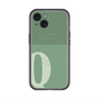 スリムプロテクションプレミアムケース with MagSafe［ オリジナル - initial two tone - Q green ］