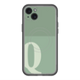 スリムプロテクションプレミアムケース with MagSafe［ オリジナル - initial two tone - Q green ］