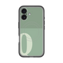 スリムプロテクションプレミアムケース with MagSafe［ オリジナル - initial two tone - Q green ］
