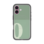 スリムプロテクションプレミアムケース with MagSafe［ オリジナル - initial two tone - Q green ］