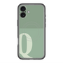 スリムプロテクションプレミアムケース with MagSafe［ オリジナル - initial two tone - Q green ］
