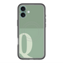 スリムプロテクションプレミアムケース with MagSafe［ オリジナル - initial two tone - Q green ］