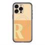 スリムプロテクションプレミアムケース with MagSafe［ オリジナル - initial two tone - R orange ］