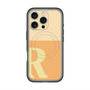 スリムプロテクションプレミアムケース with MagSafe［ オリジナル - initial two tone - R orange ］