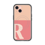スリムプロテクションプレミアムケース with MagSafe［ オリジナル - initial two tone - R pink ］