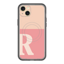 スリムプロテクションプレミアムケース with MagSafe［ オリジナル - initial two tone - R pink ］