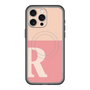 スリムプロテクションプレミアムケース with MagSafe［ オリジナル - initial two tone - R pink ］