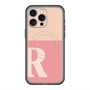 スリムプロテクションプレミアムケース with MagSafe［ オリジナル - initial two tone - R pink ］