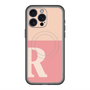 スリムプロテクションプレミアムケース with MagSafe［ オリジナル - initial two tone - R pink ］