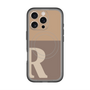 スリムプロテクションプレミアムケース with MagSafe［ オリジナル - initial two tone - R brown ］