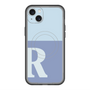 スリムプロテクションプレミアムケース with MagSafe［ オリジナル - initial two tone - R blue ］