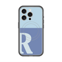 スリムプロテクションプレミアムケース with MagSafe［ オリジナル - initial two tone - R blue ］