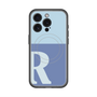スリムプロテクションプレミアムケース with MagSafe［ オリジナル - initial two tone - R blue ］