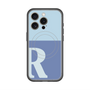 スリムプロテクションプレミアムケース with MagSafe［ オリジナル - initial two tone - R blue ］