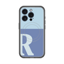 スリムプロテクションプレミアムケース with MagSafe［ オリジナル - initial two tone - R blue ］