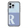 スリムプロテクションプレミアムケース with MagSafe［ オリジナル - initial two tone - R blue ］