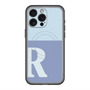 スリムプロテクションプレミアムケース with MagSafe［ オリジナル - initial two tone - R blue ］