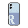 スリムプロテクションプレミアムケース with MagSafe［ オリジナル - initial two tone - R blue ］