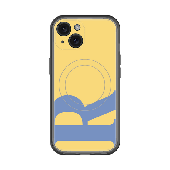 スリムプロテクションプレミアムケース with MagSafe［ オリジナル - initial color - R yellow ］