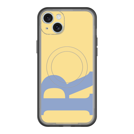 スリムプロテクションプレミアムケース with MagSafe［ オリジナル - initial color - R yellow ］