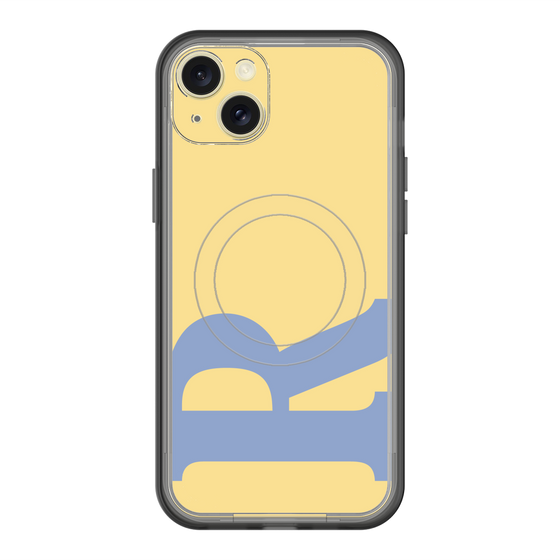 スリムプロテクションプレミアムケース with MagSafe［ オリジナル - initial color - R yellow ］