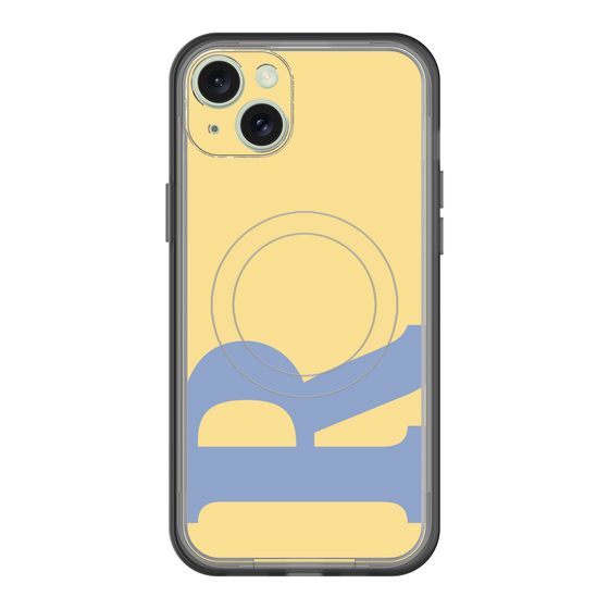 スリムプロテクションプレミアムケース with MagSafe［ オリジナル - initial color - R yellow ］