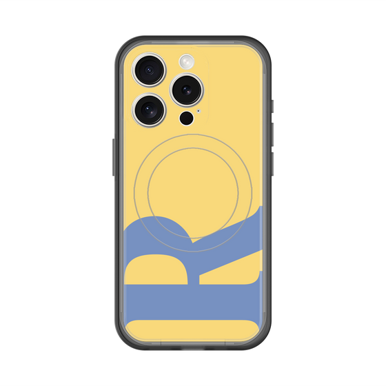 スリムプロテクションプレミアムケース with MagSafe［ オリジナル - initial color - R yellow ］