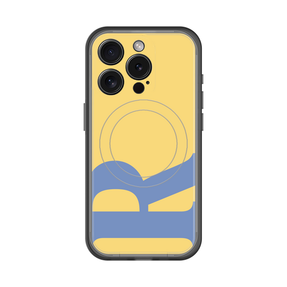 スリムプロテクションプレミアムケース with MagSafe［ オリジナル - initial color - R yellow ］