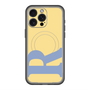 スリムプロテクションプレミアムケース with MagSafe［ オリジナル - initial color - R yellow ］
