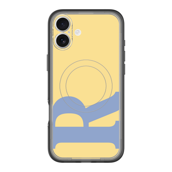 スリムプロテクションプレミアムケース with MagSafe［ オリジナル - initial color - R yellow ］