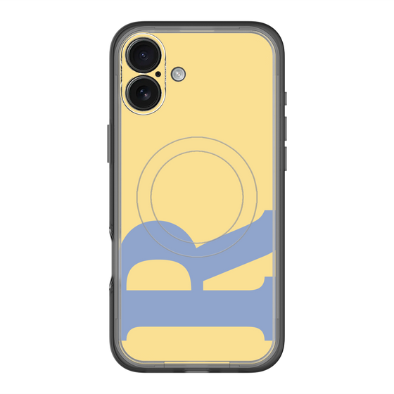 スリムプロテクションプレミアムケース with MagSafe［ オリジナル - initial color - R yellow ］