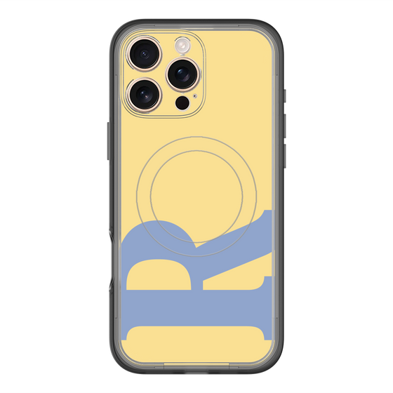 スリムプロテクションプレミアムケース with MagSafe［ オリジナル - initial color - R yellow ］