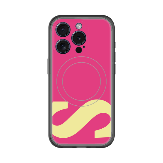 スリムプロテクションプレミアムケース with MagSafe［ オリジナル - initial color - S pink ］