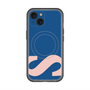 スリムプロテクションプレミアムケース with MagSafe［ オリジナル - initial color - S navy ］