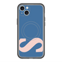 スリムプロテクションプレミアムケース with MagSafe［ オリジナル - initial color - S navy ］