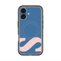 スリムプロテクションプレミアムケース with MagSafe［ オリジナル - initial color - S navy ］