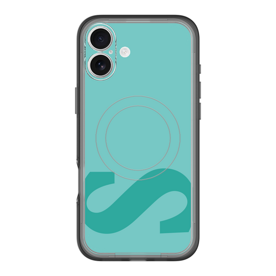 スリムプロテクションプレミアムケース with MagSafe［ オリジナル - initial color - S light green ］