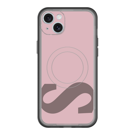 スリムプロテクションプレミアムケース with MagSafe［ オリジナル - initial color - S dusty pink ］