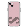 スリムプロテクションプレミアムケース with MagSafe［ オリジナル - initial color - S dusty pink ］