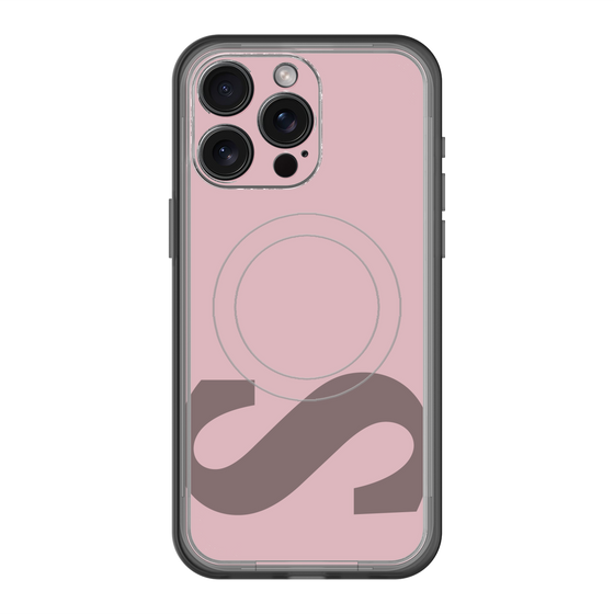 スリムプロテクションプレミアムケース with MagSafe［ オリジナル - initial color - S dusty pink ］