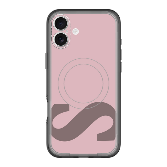 スリムプロテクションプレミアムケース with MagSafe［ オリジナル - initial color - S dusty pink ］