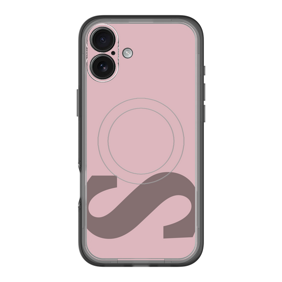 スリムプロテクションプレミアムケース with MagSafe［ オリジナル - initial color - S dusty pink ］