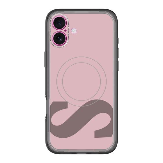 スリムプロテクションプレミアムケース with MagSafe［ オリジナル - initial color - S dusty pink ］