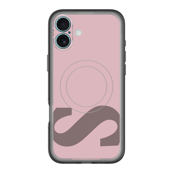 スリムプロテクションプレミアムケース with MagSafe［ オリジナル - initial color - S dusty pink ］