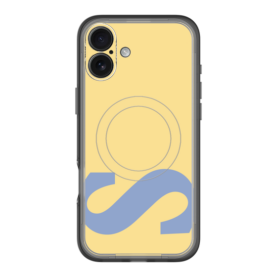 スリムプロテクションプレミアムケース with MagSafe［ オリジナル - initial color - S yellow ］